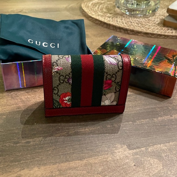 Gucci Floral Print Wallet - Picture 9 of 9
